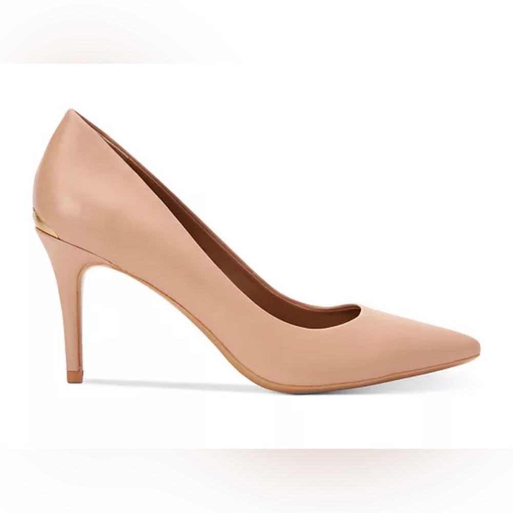 CALVIN KLEIN Women's Gayle Pointy Toe Classic Pumps Nude Size 8